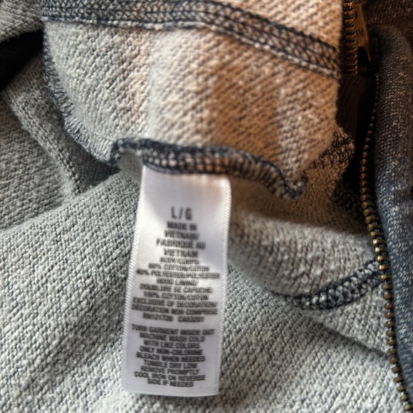 Aeropostale Jacket 1987 New York Spell out puff patch Women’s L hoodie Y2K - Picture 10 of 13